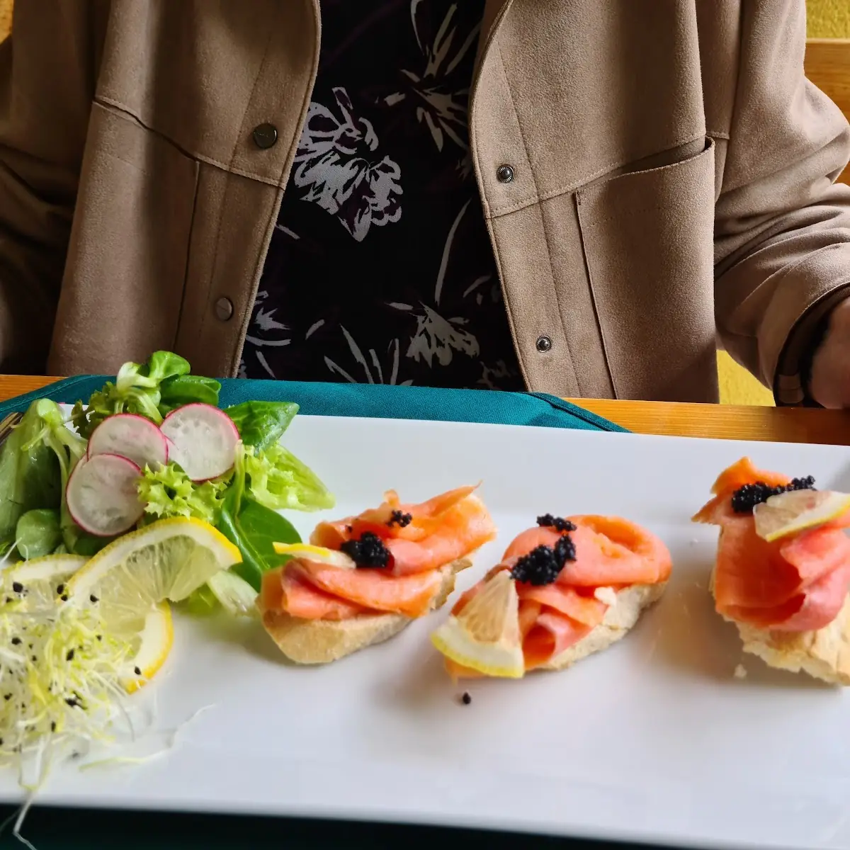Lachsbrötchen Als Vorspeise