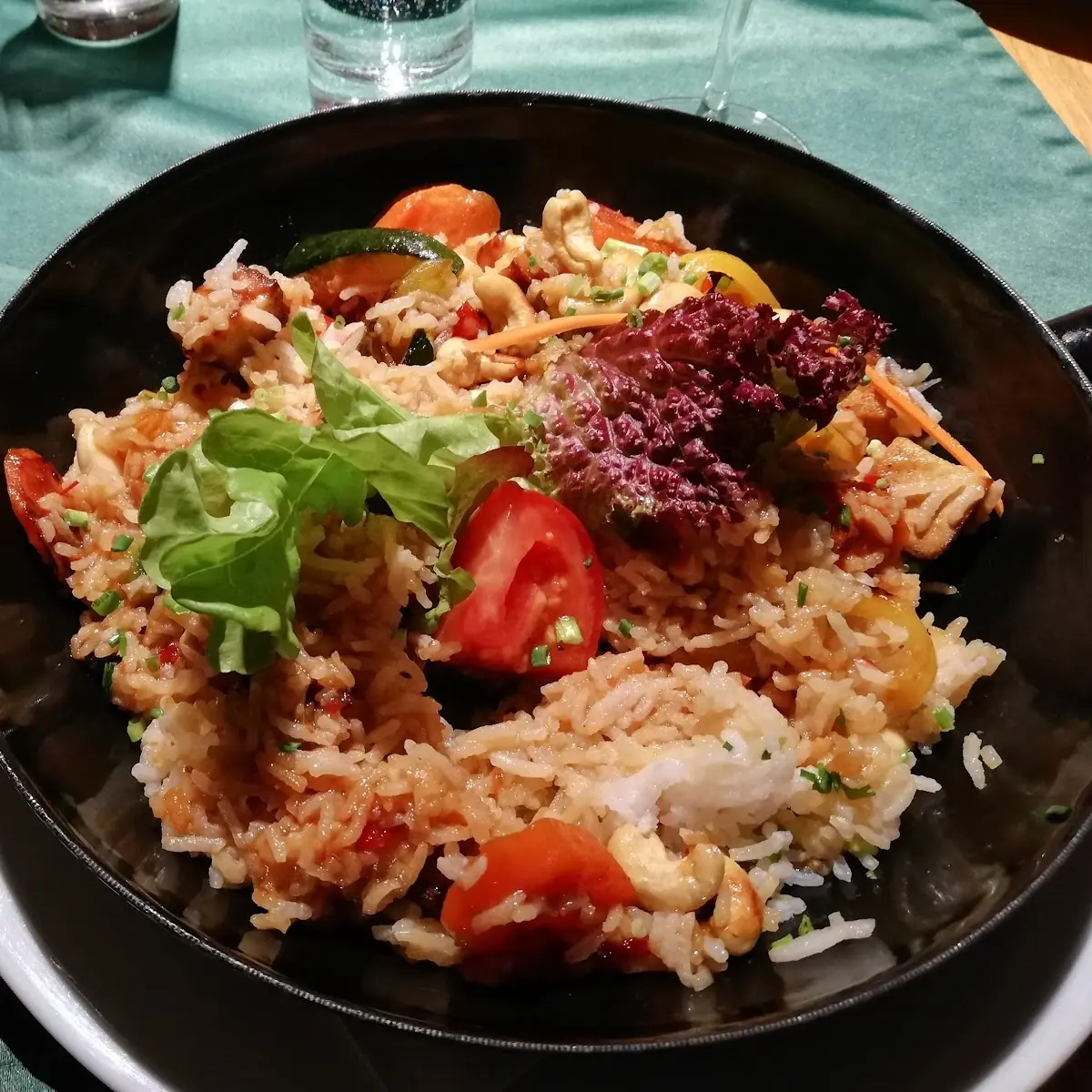 Gemüse-basmatireis-wok