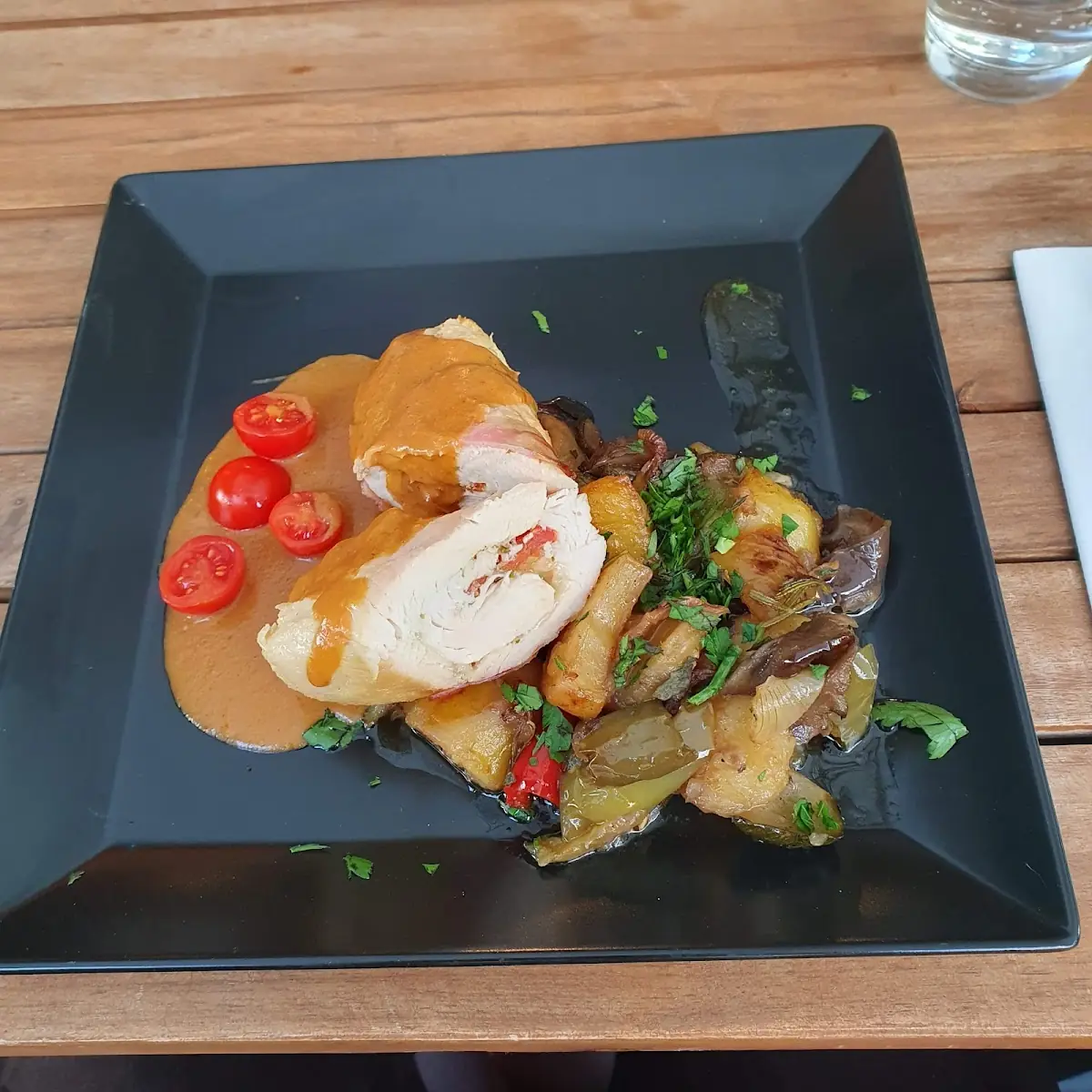 Gefüllte Hühnerbrust