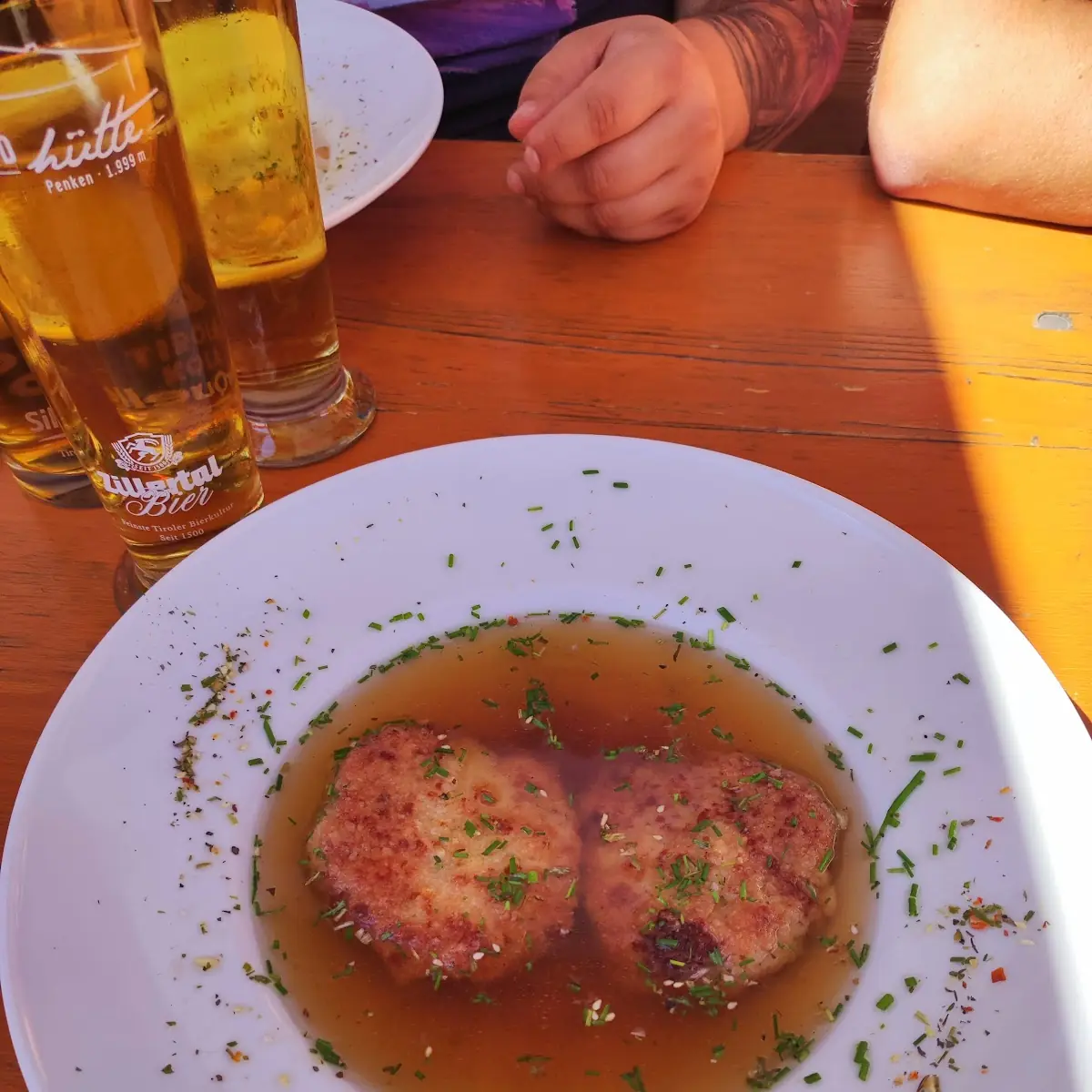 Kaspressknödelsuppe