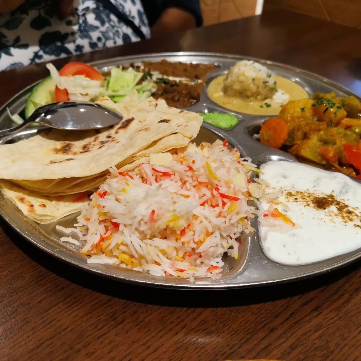 Beef Vindaloo Thali