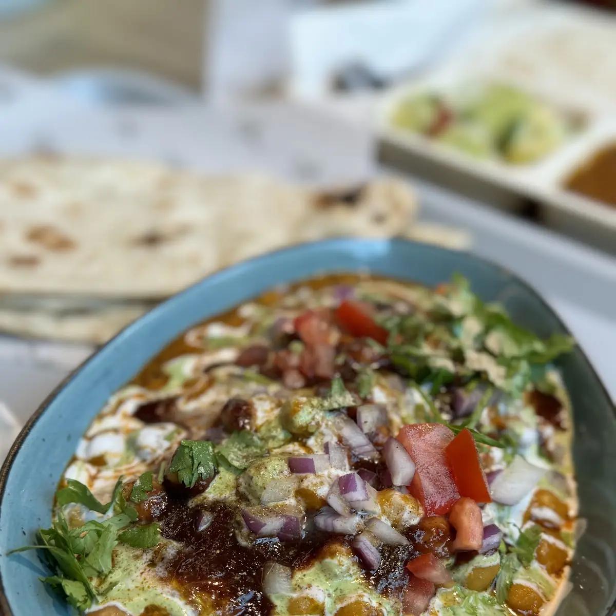 Samosa Chana Plate