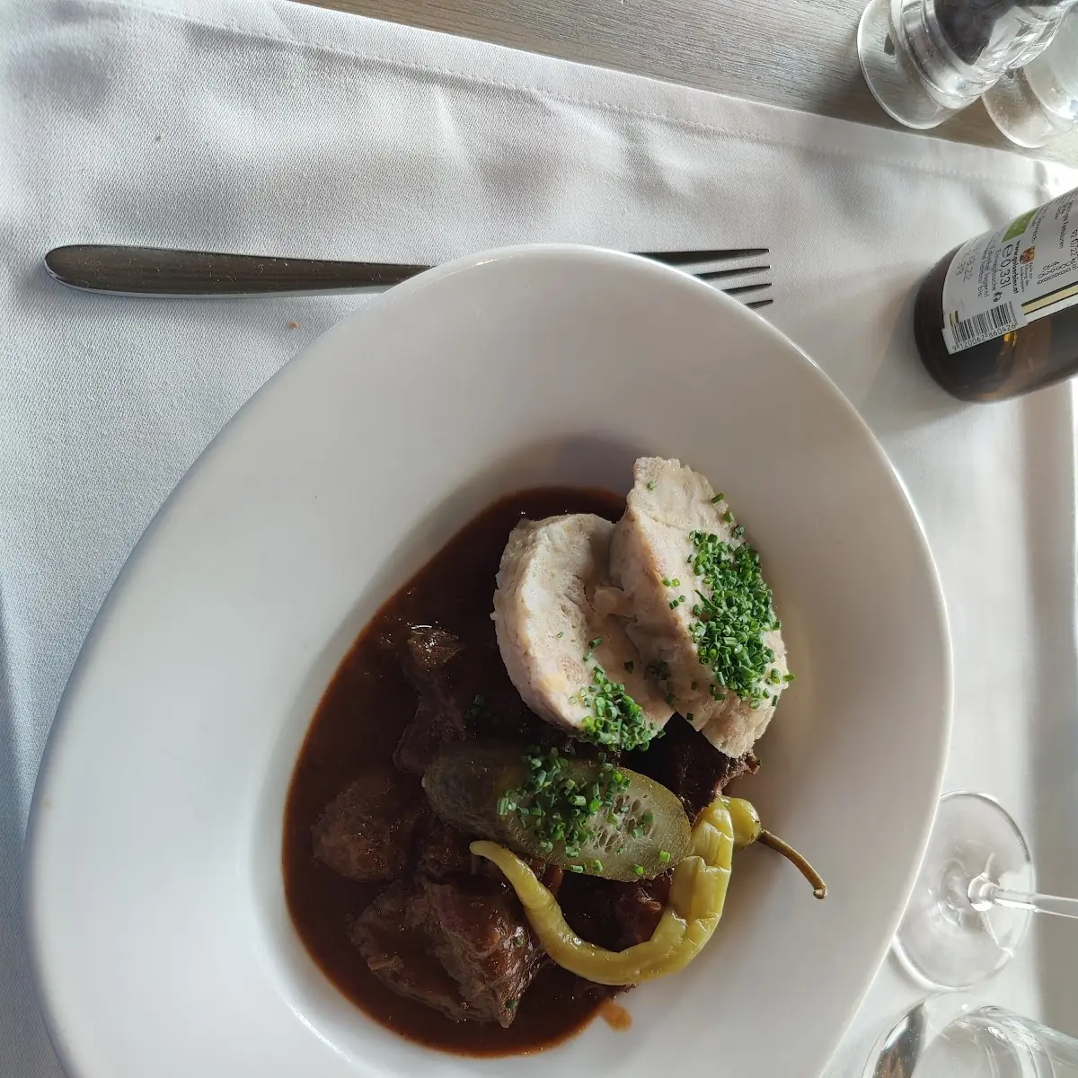 Gulasch Mit Serviettenknödel