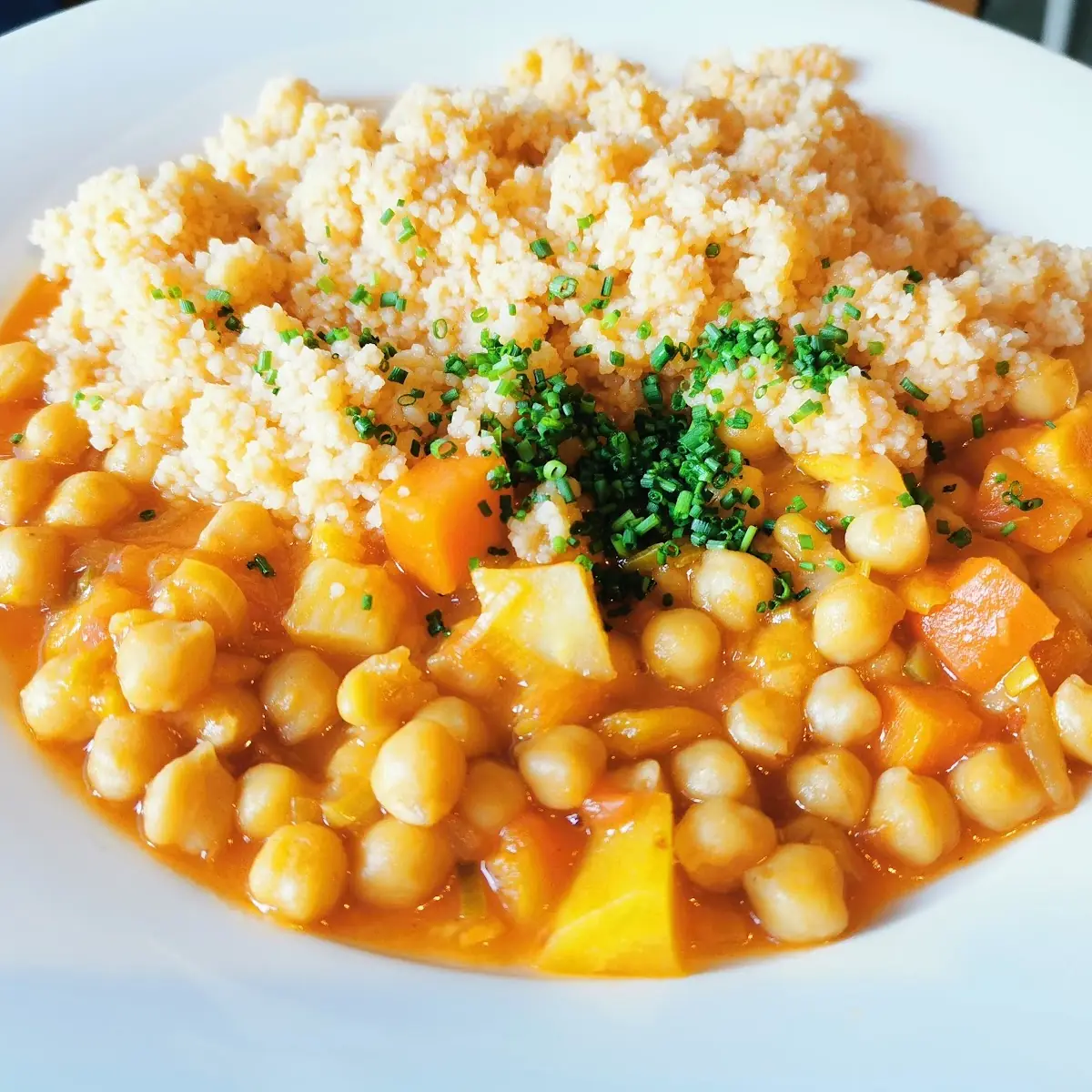 Kichererbsen Couscous Vegan