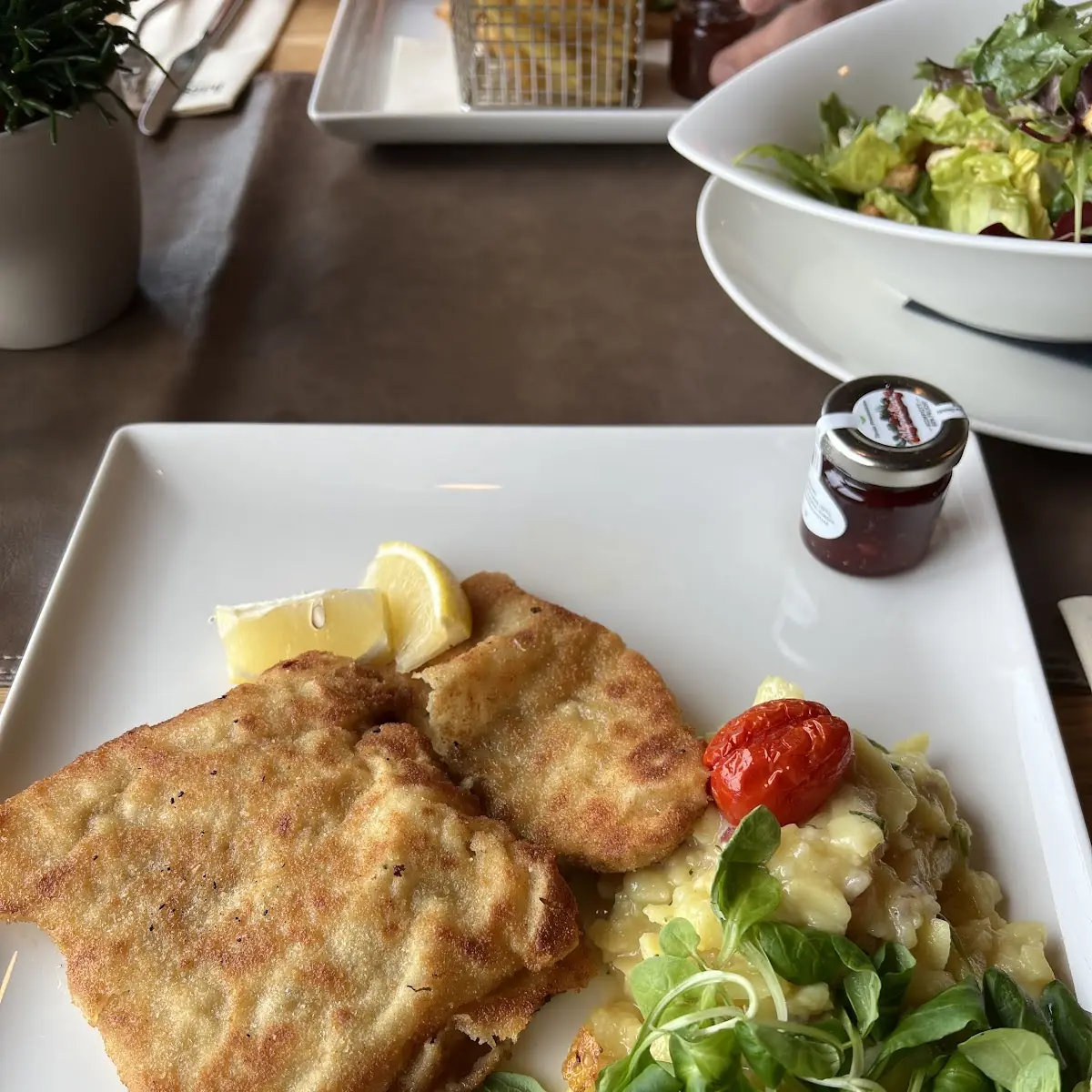 Schnitzel Mit Kartoffelsalat