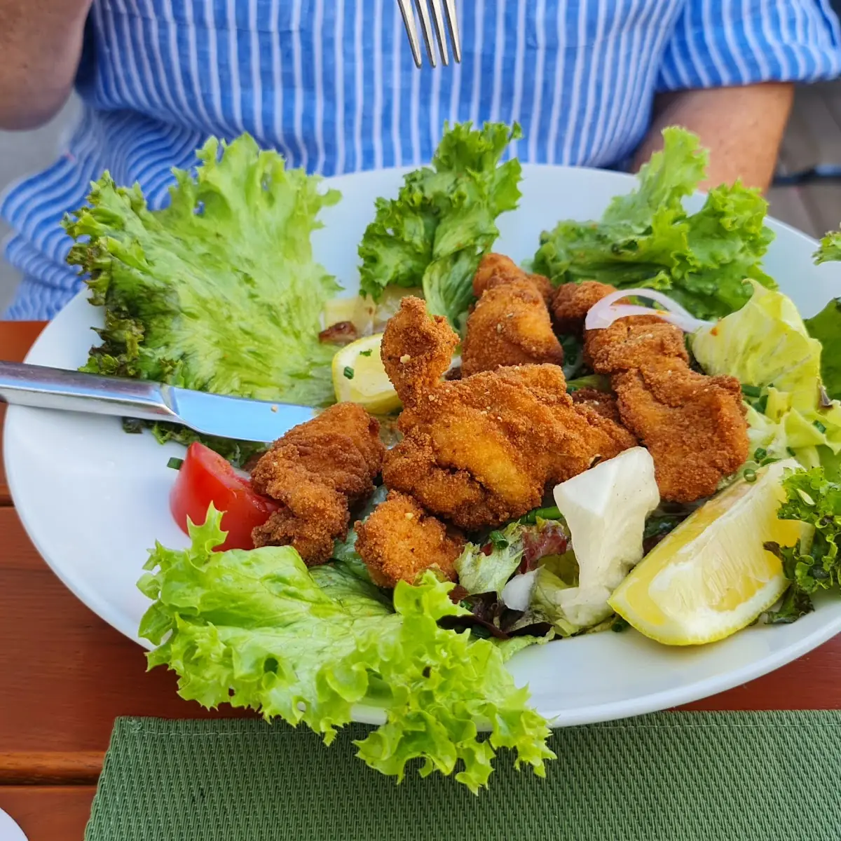 Gemischter Salat Mit Putenszreifen