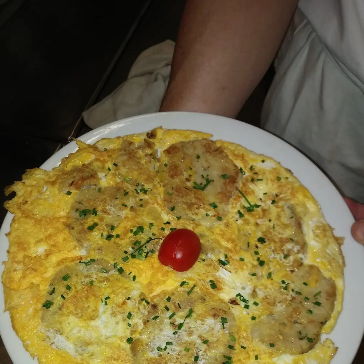 Geröstete Knödel Mit Ei