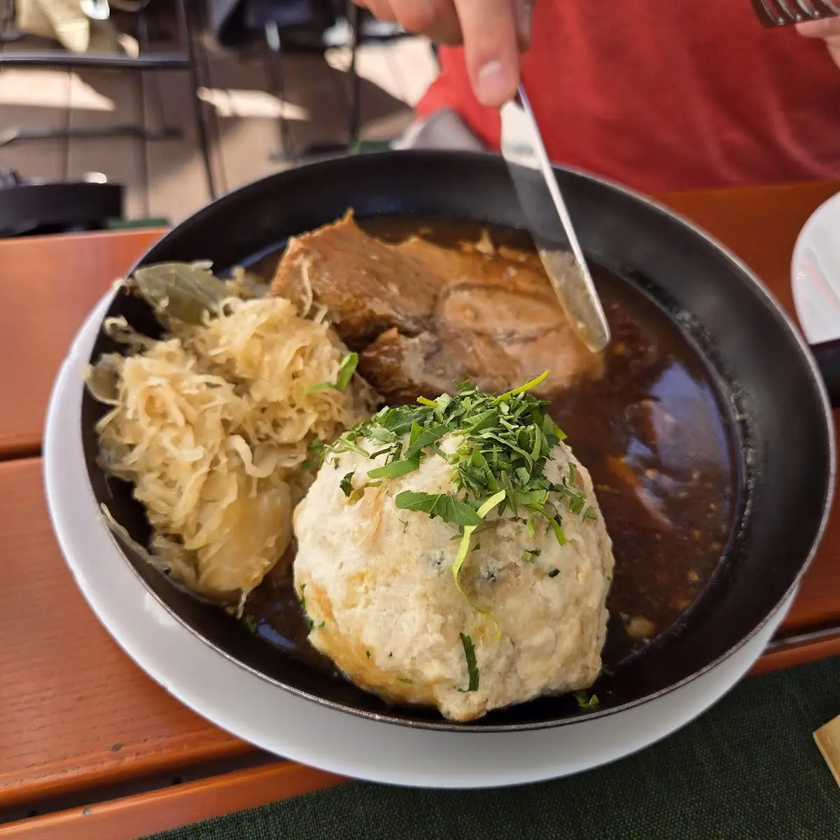 Ofenfrischer Schweinsbraten
