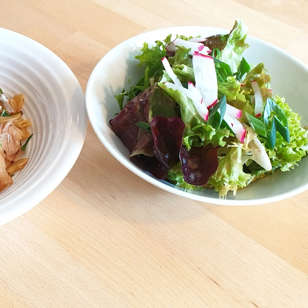 Krautfleckerln Mit Salat