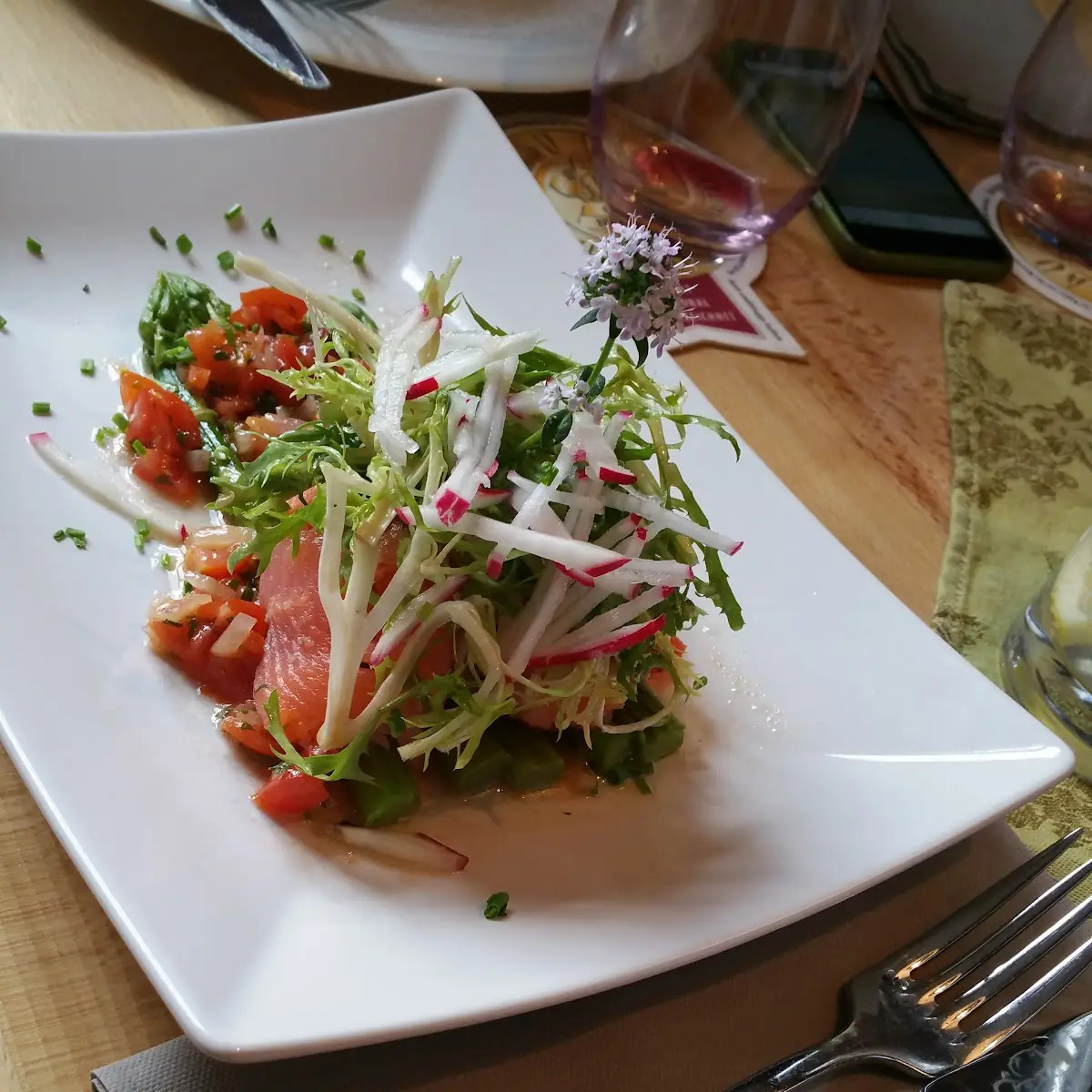 Lachscarpaccio