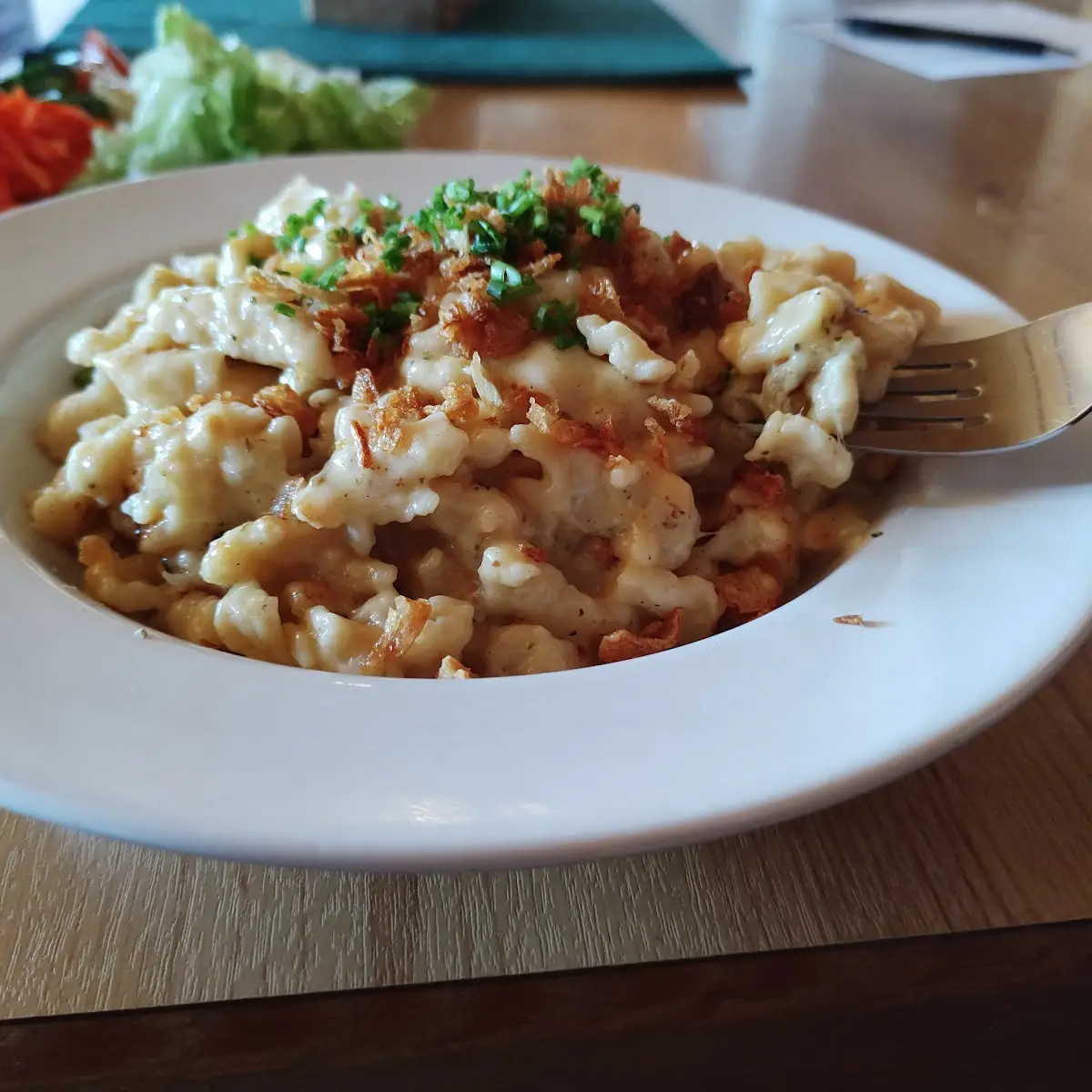 Käsespätzle Mit Zwiebeln