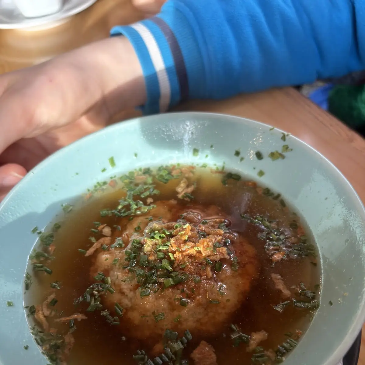 Kaspressknödelsuppe