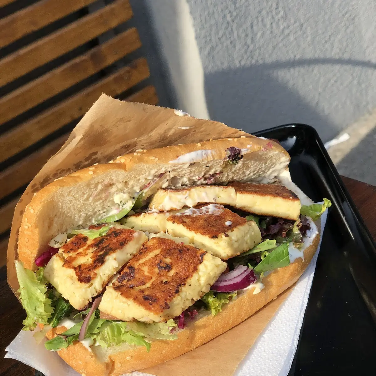Halloumi Im Brot