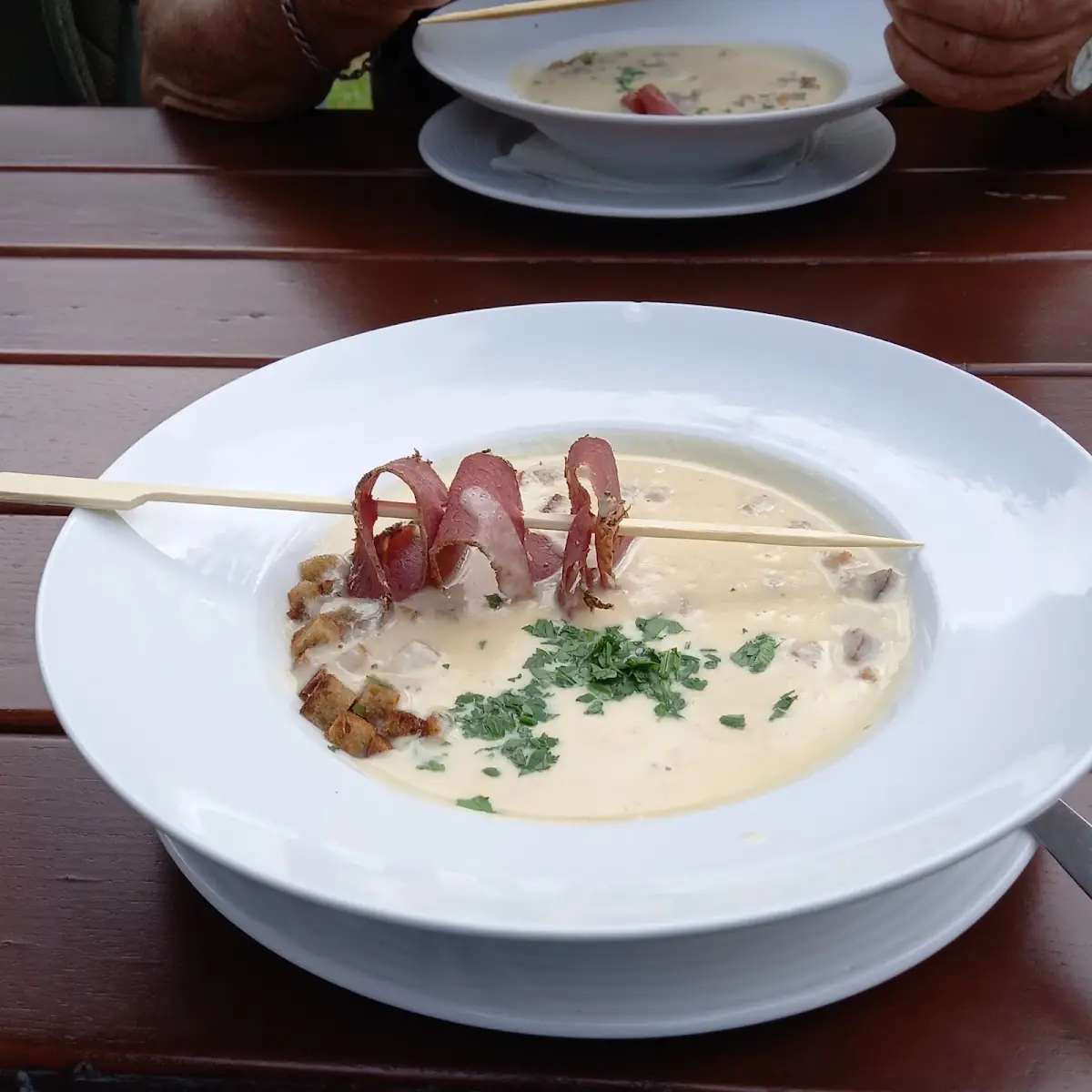 Apfel-celerie Cremesuppe