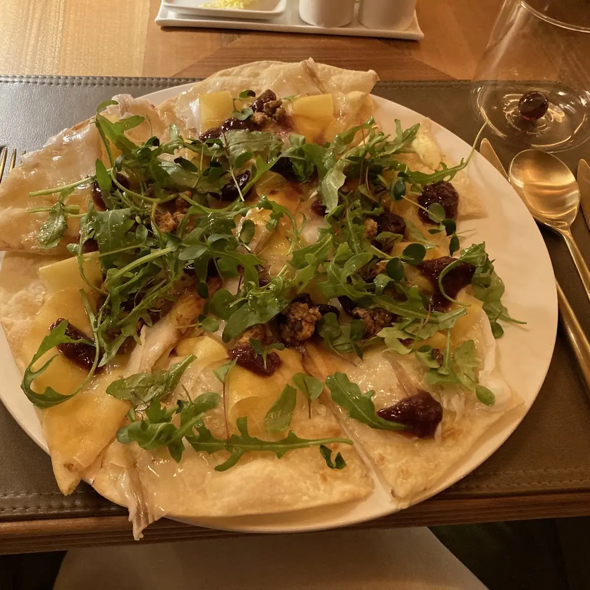 Flammkuchen Mit Schinken