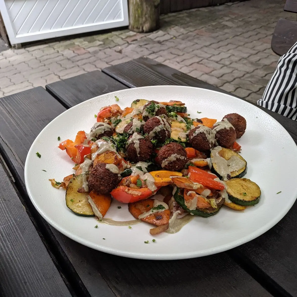 Falafel Mit Ofengemüse