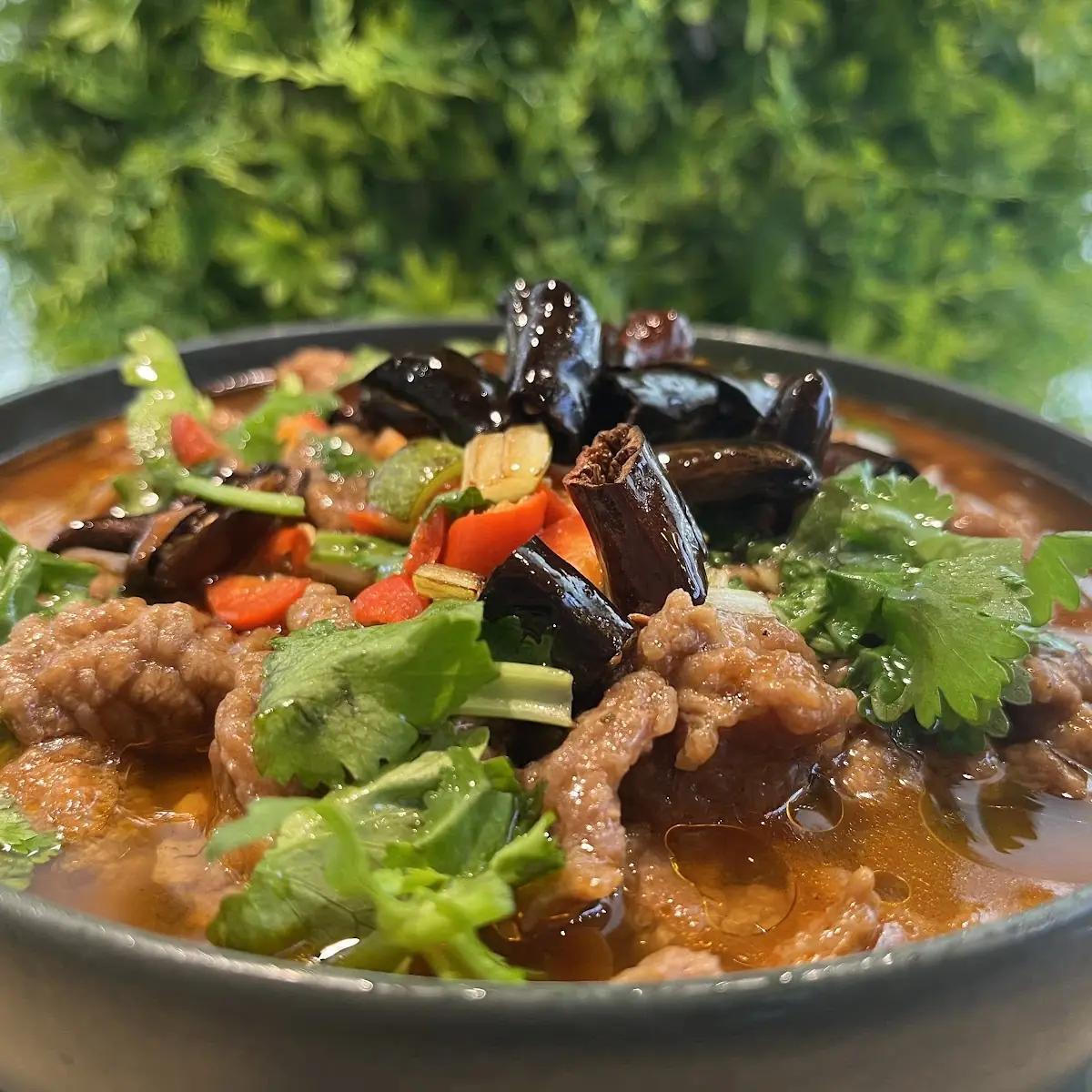 Chili Rindfleisch Scharf