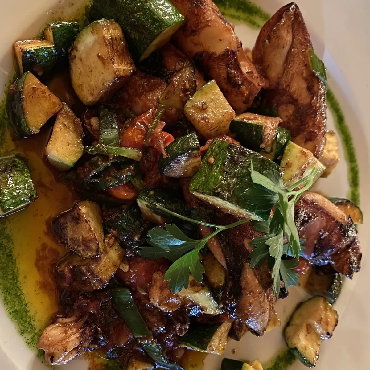 Calamari Mit Gemüse