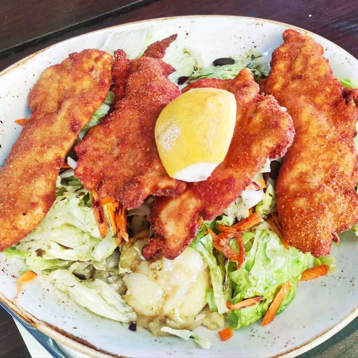 Backhendlsalat