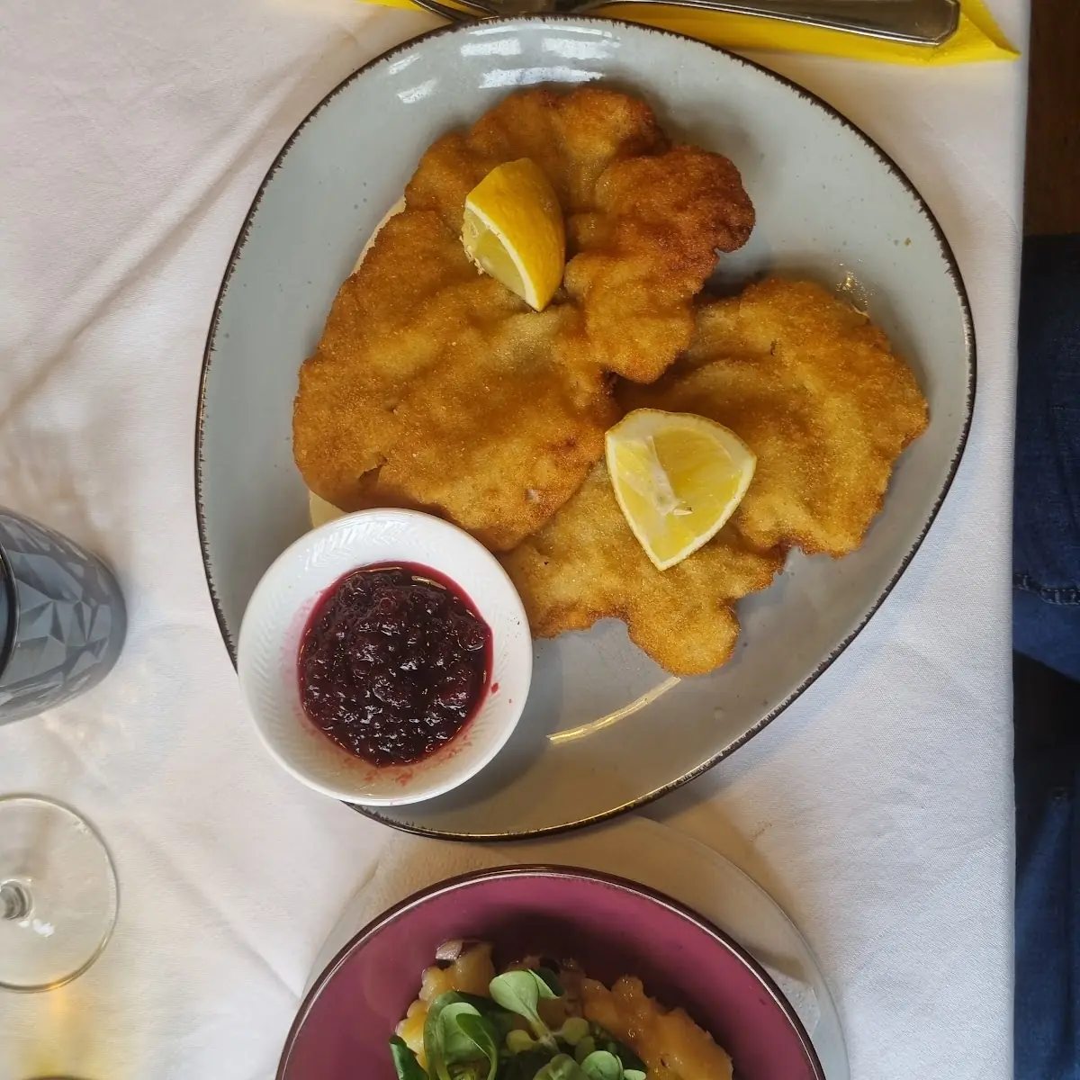 Wiener Schnitzel Mit Erdäpfel-vogerl-salat