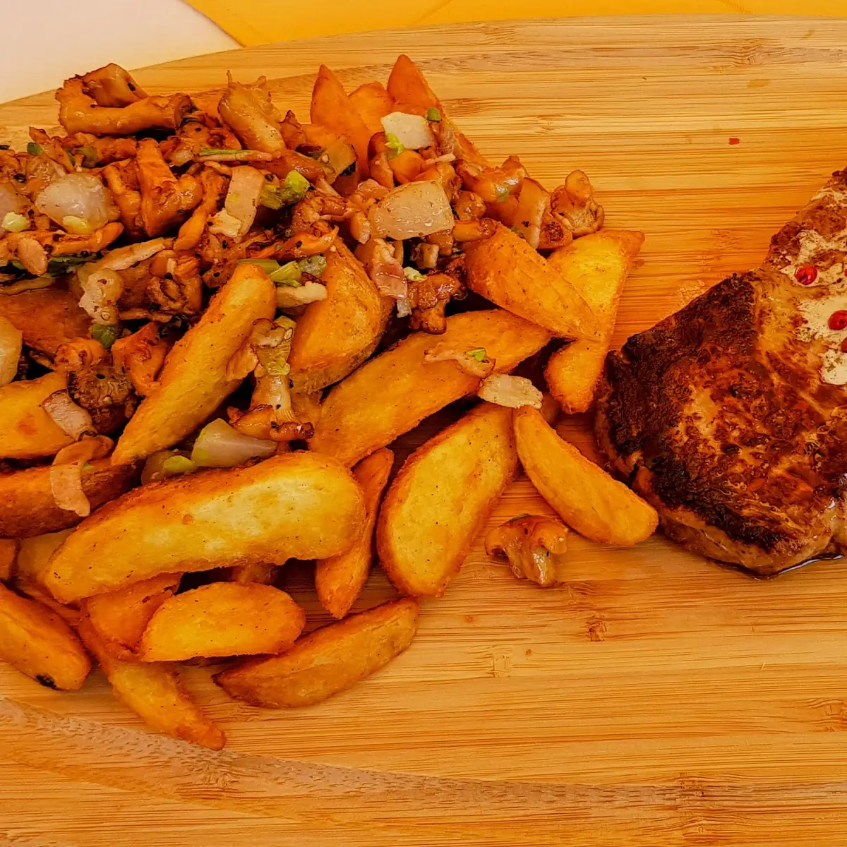 Steak Mit Eierschwammerl