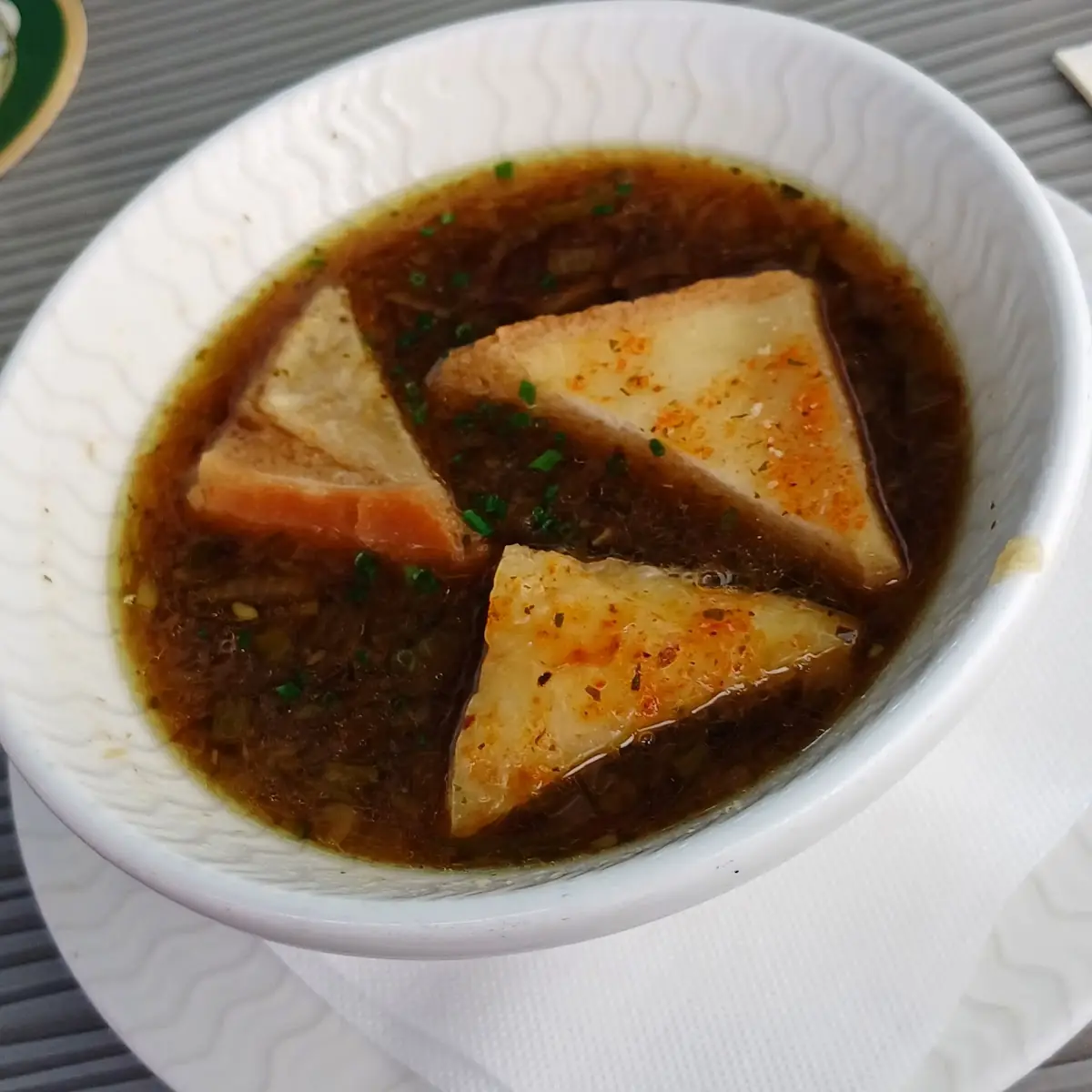 Zwiebelsuppe