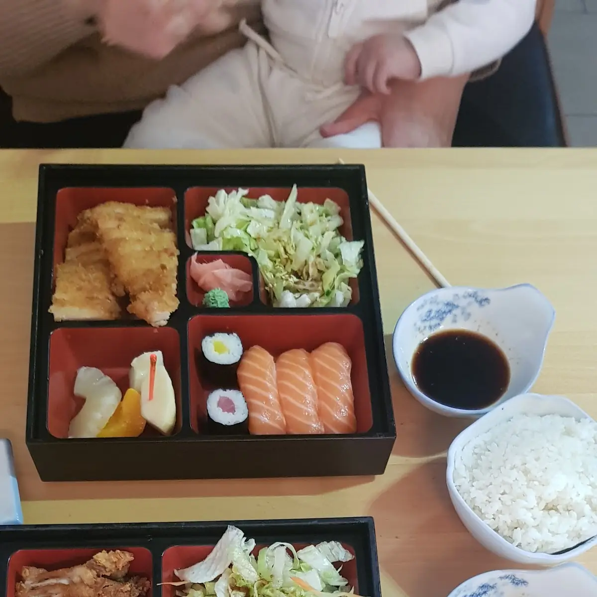 Bulgogi Bento and Green Tea