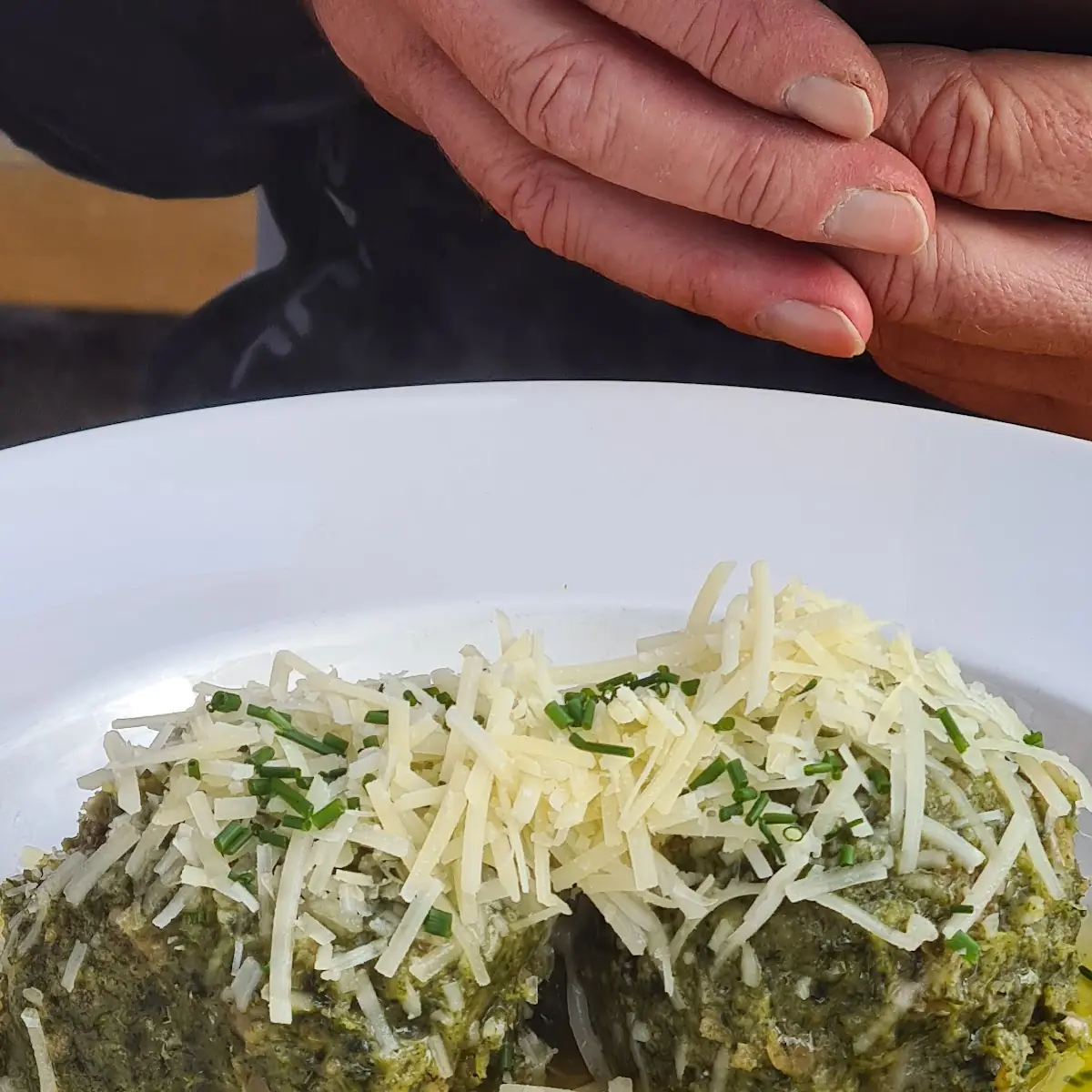 Spinatknödel Mit Parmesan