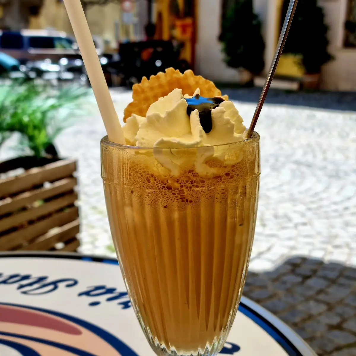 Eiskaffe Gerührt