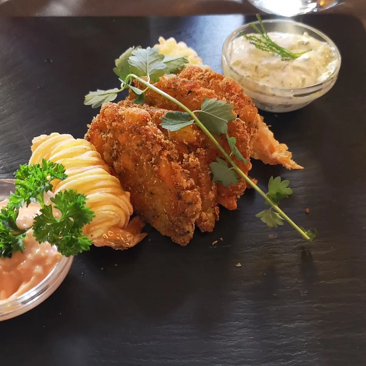 Kartoffelpuffer Mit Garnelen