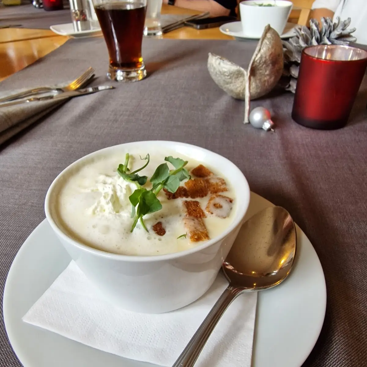 Knoblauchcremesuppe