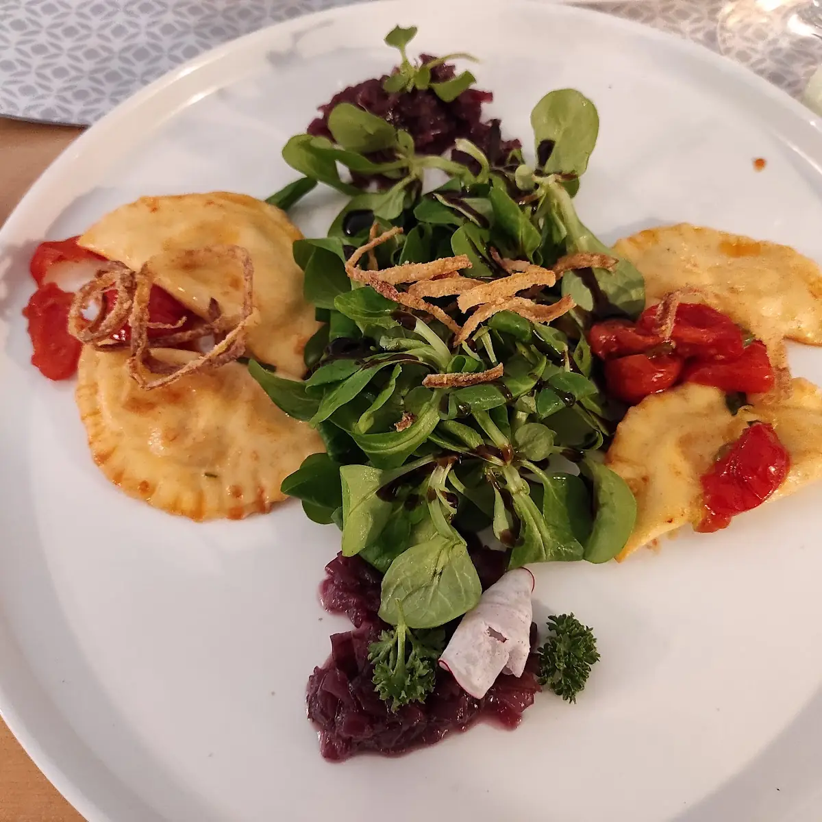 Selchkäse-ravioli