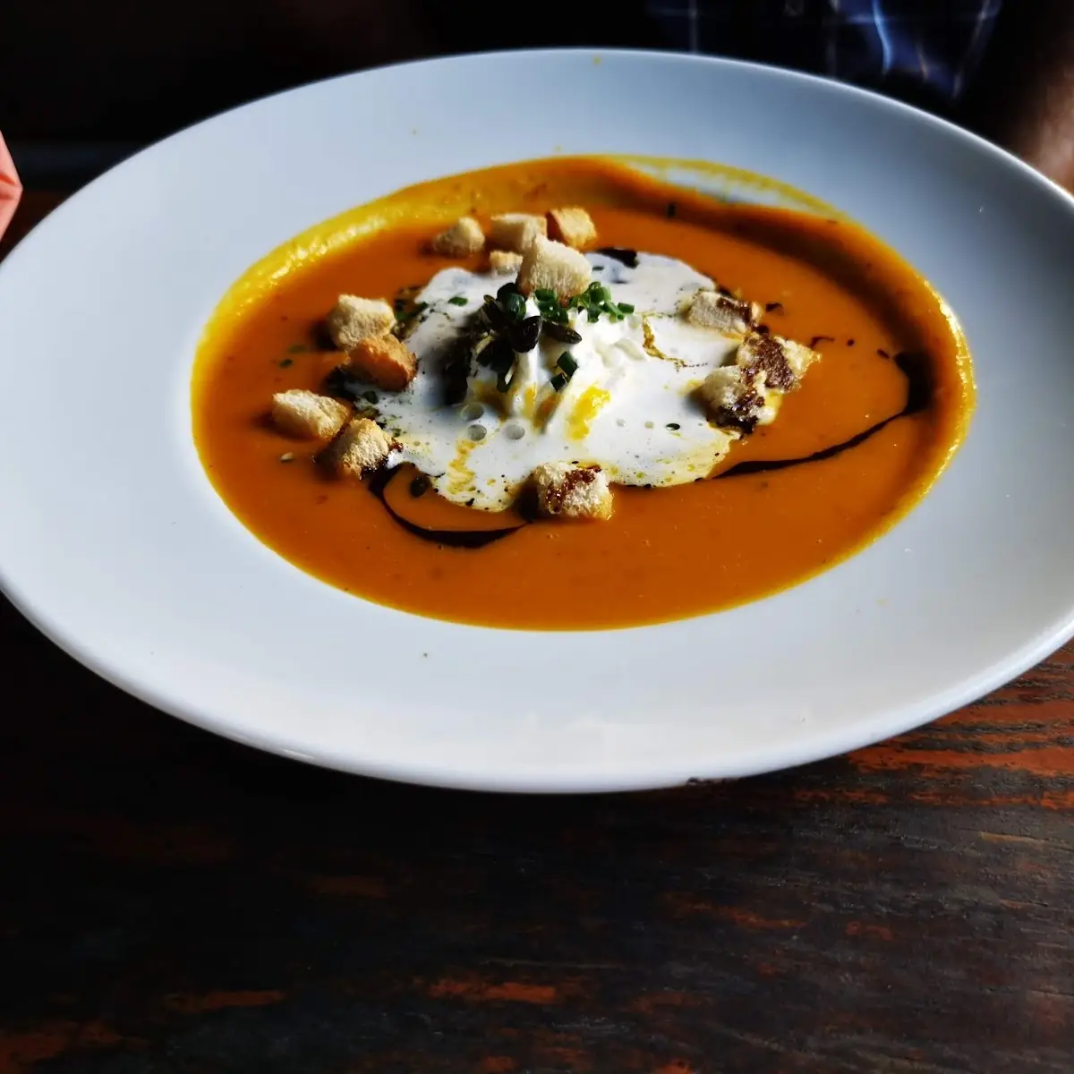 Kürbiscreme Suppe