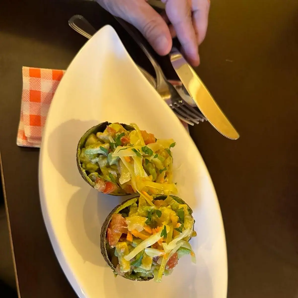 Gefüllte Avocado