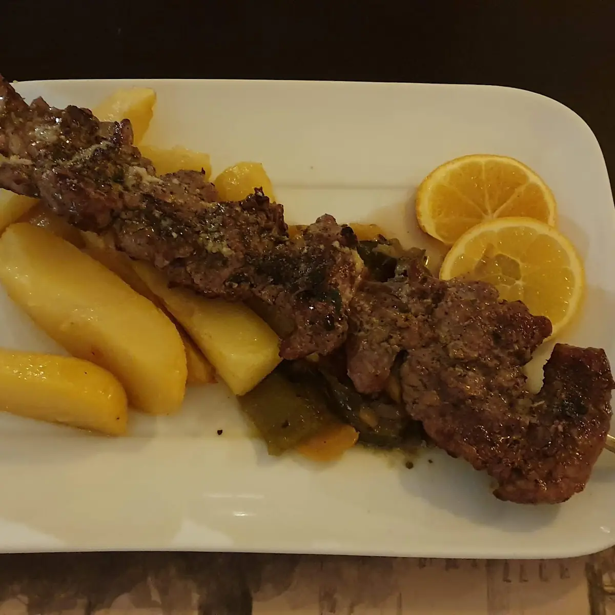 Lamb Kebab Platter