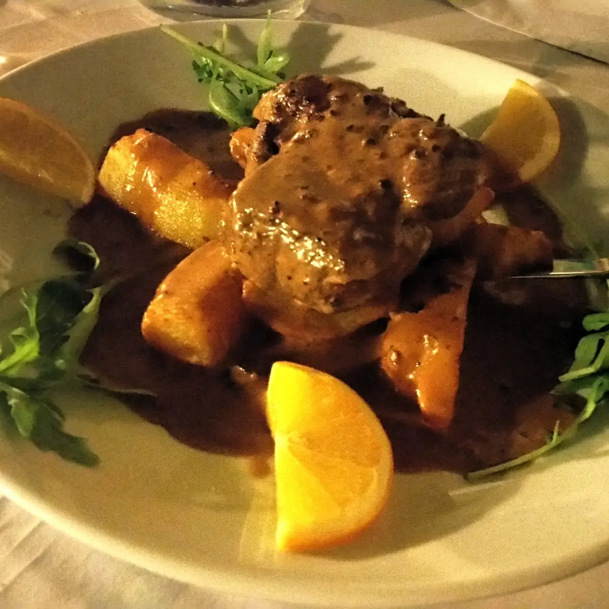 Rinderfilet In Pfeffersauce