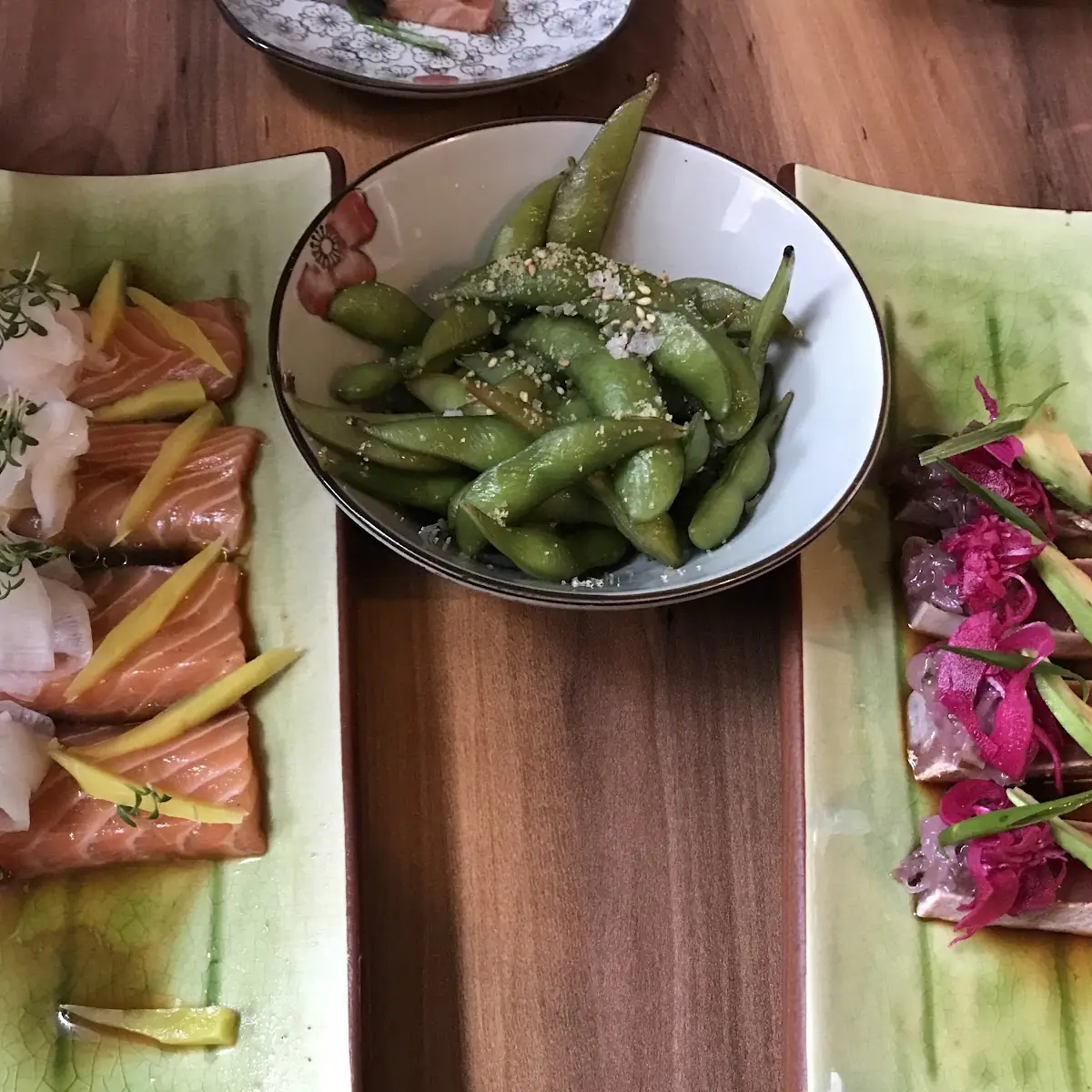 Salmon and Tuna Sashimi
