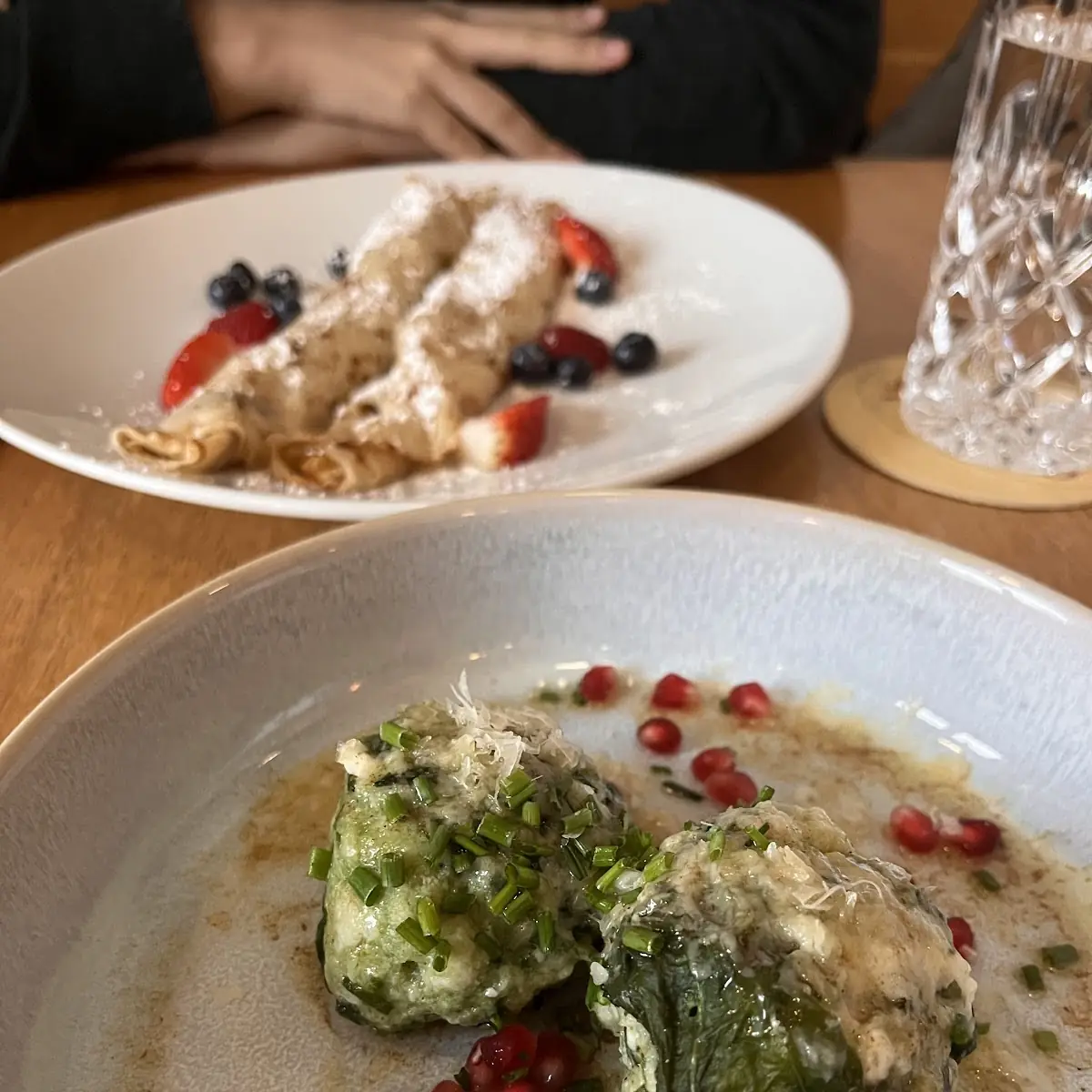 Spinach Cheese Dumplings