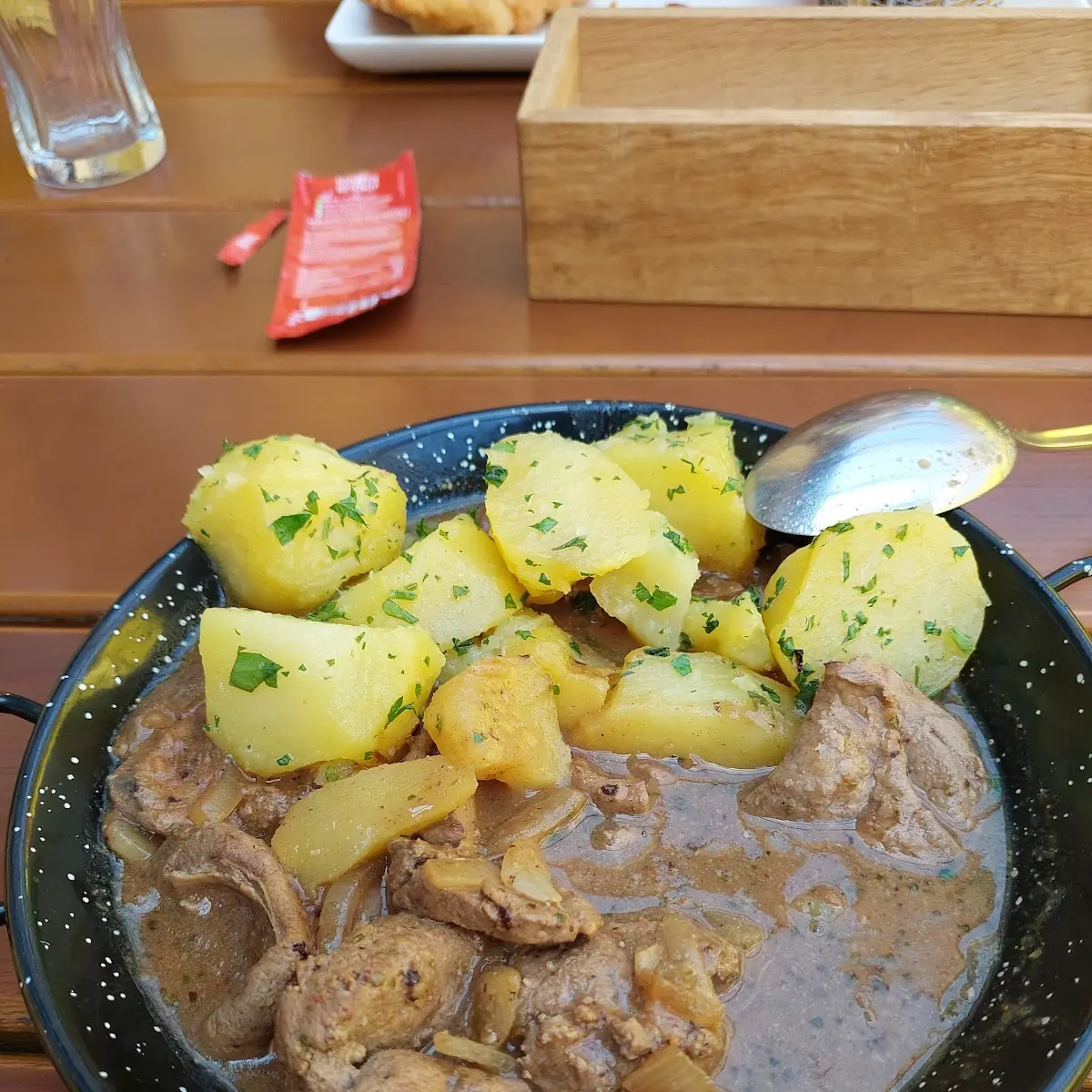 Gedünstete Kalbsleber