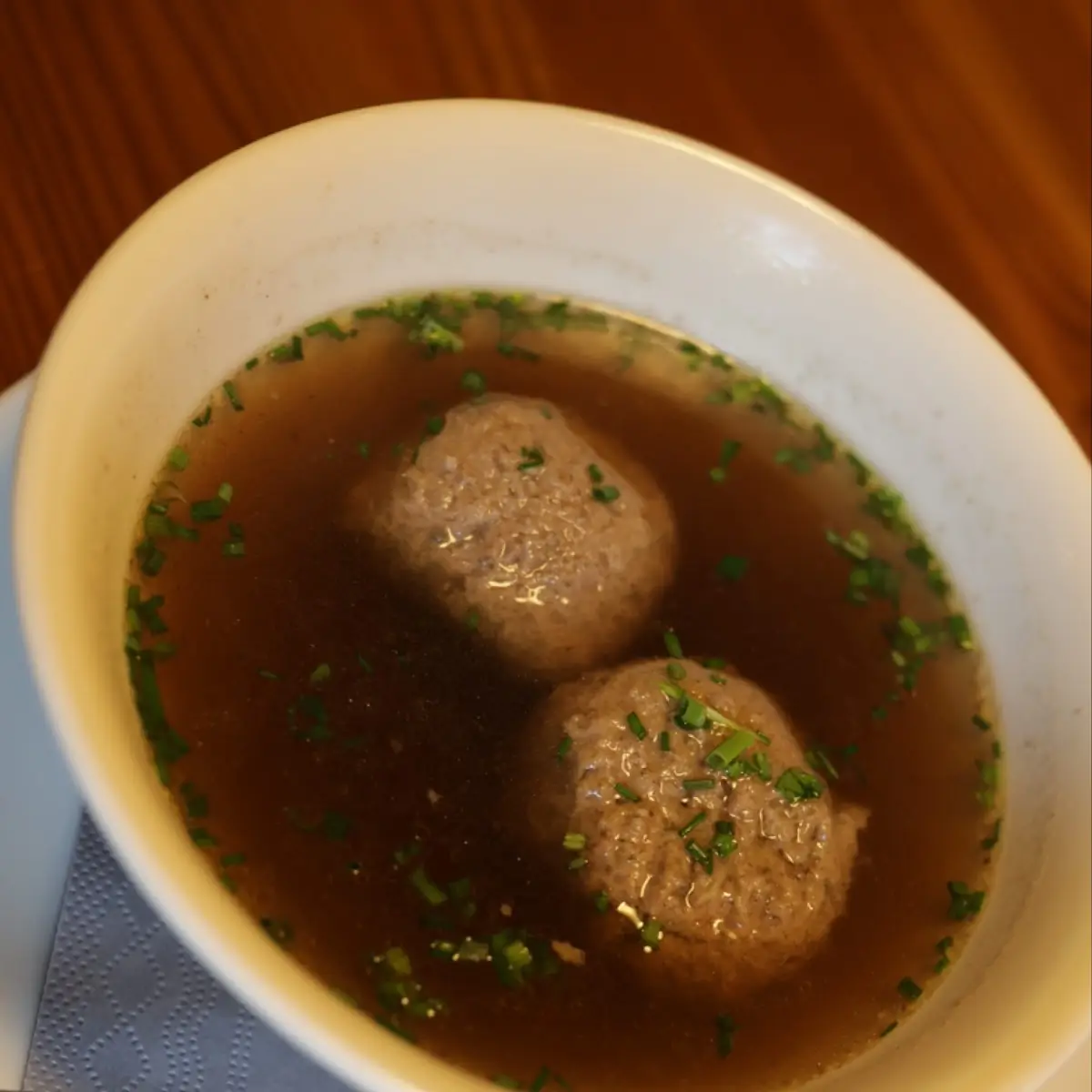 Leberknödelsuppe