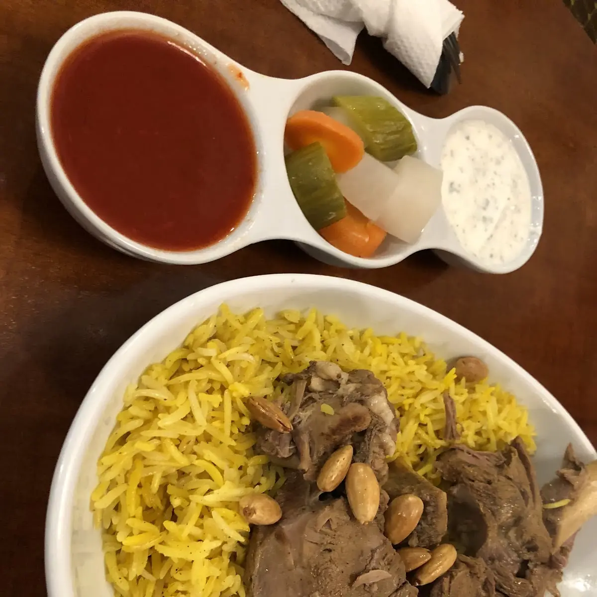 وجبة مندي لحم