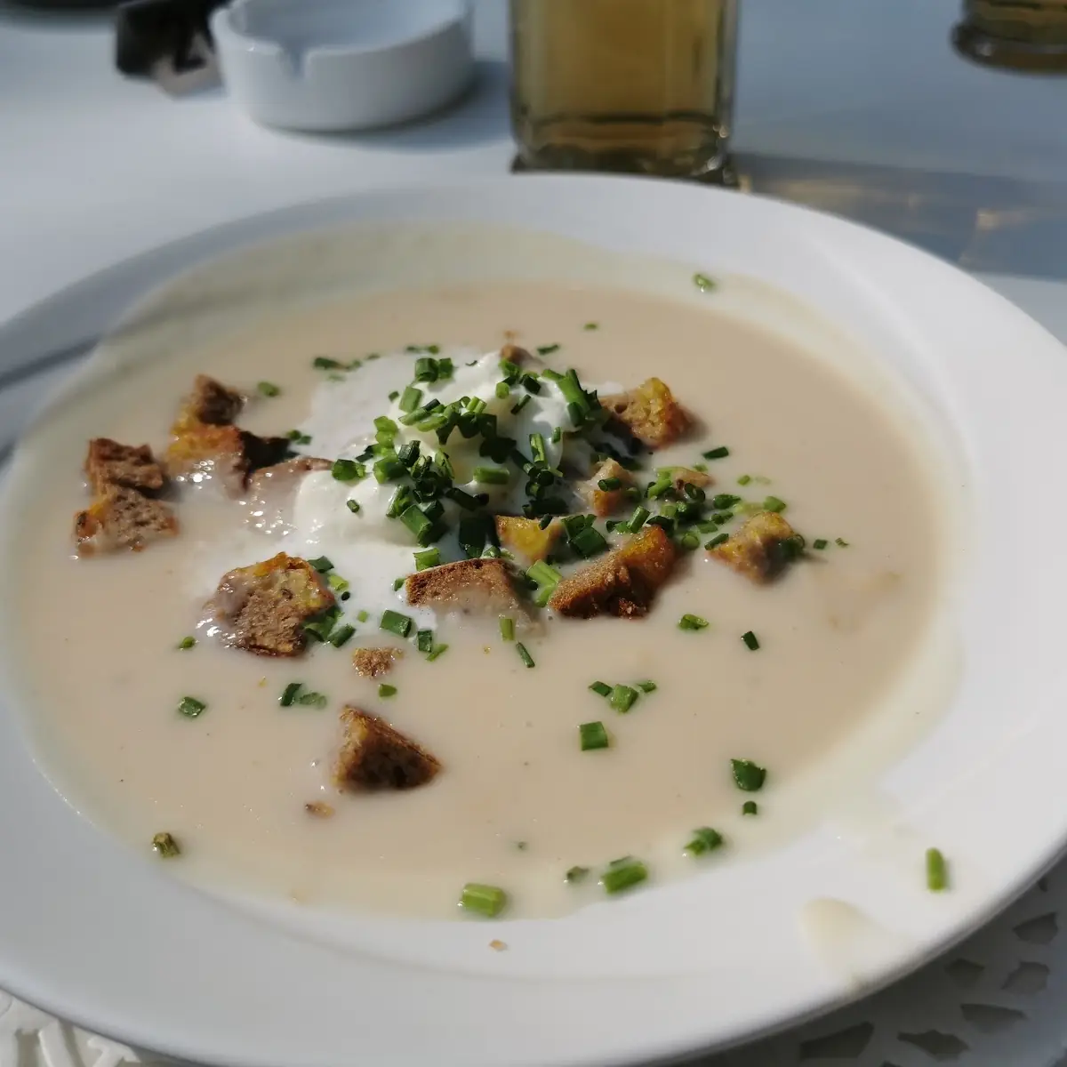 Knoblauchcremesuppe