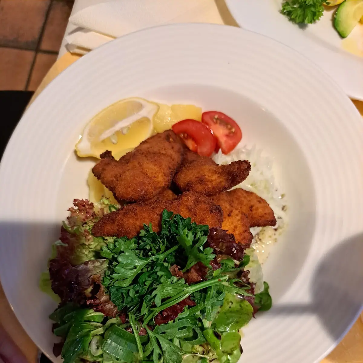 Backhendlsalat