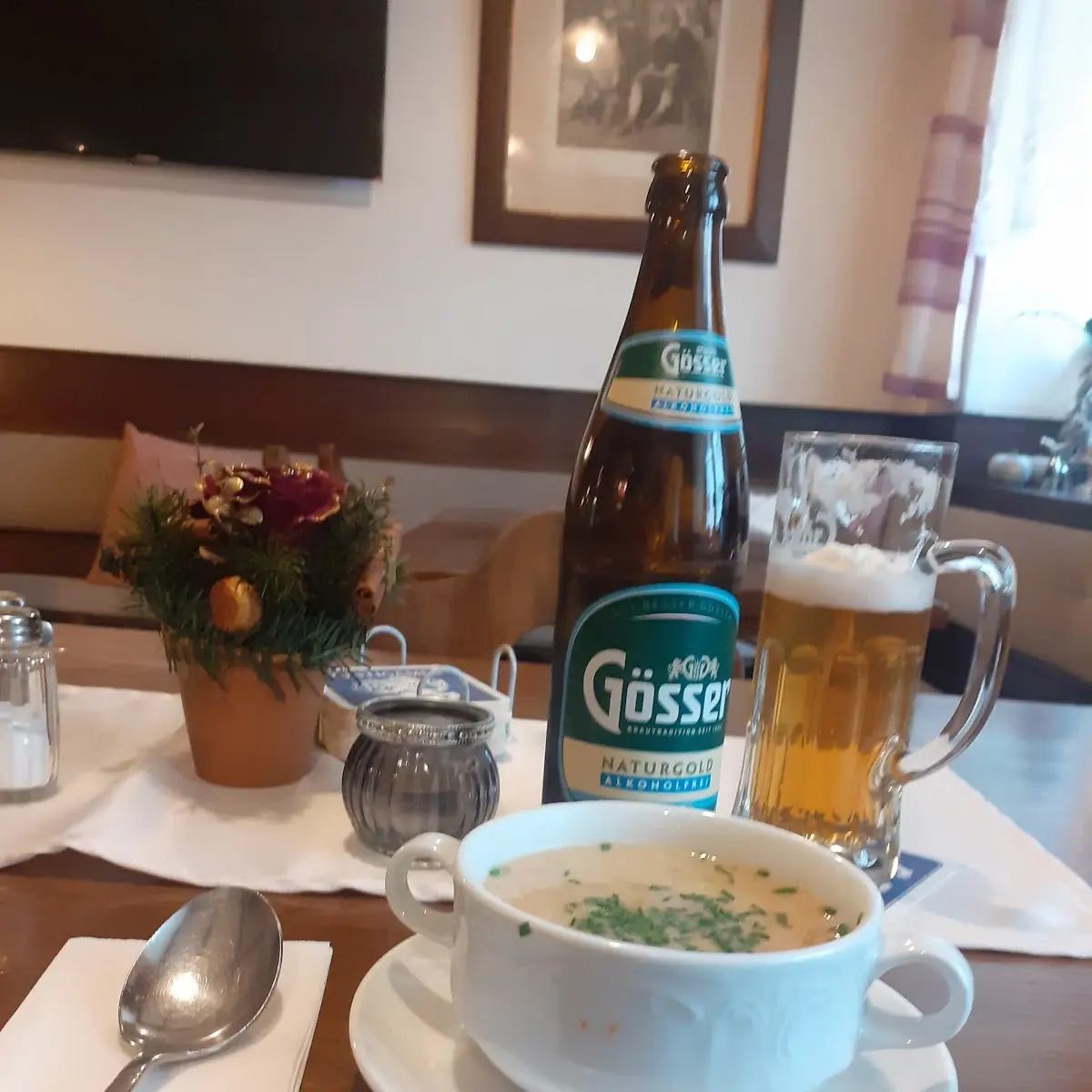 Gemüse Creme Suppe, Reselstube
