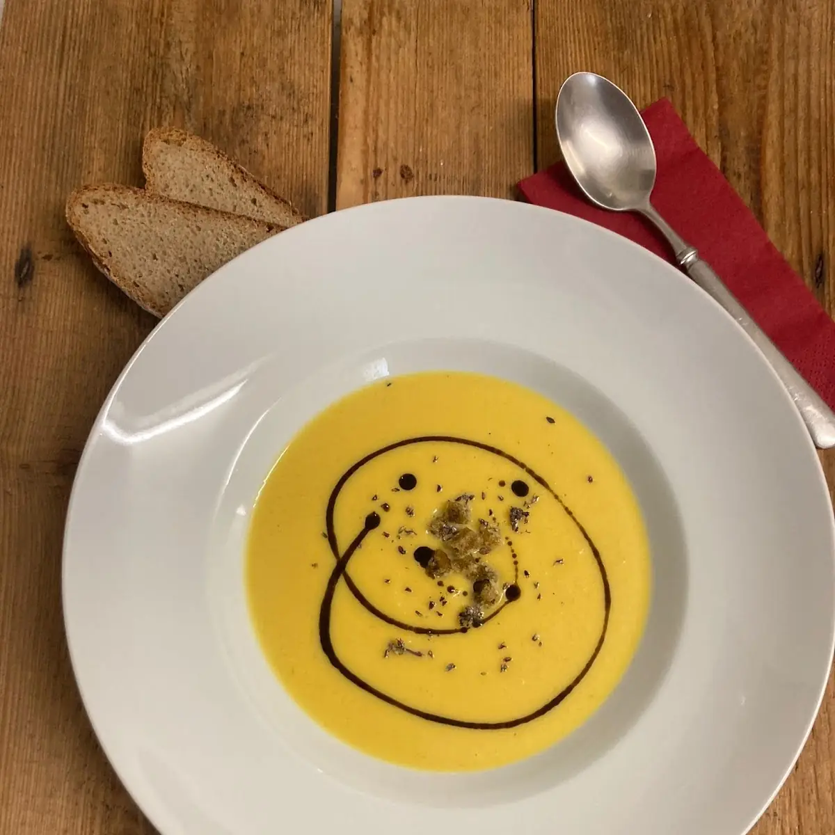 Kürbiscremesuppe