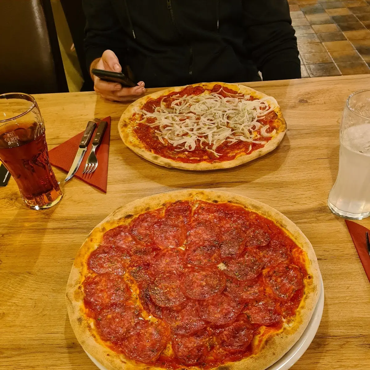 Salami Diavolo Pizza