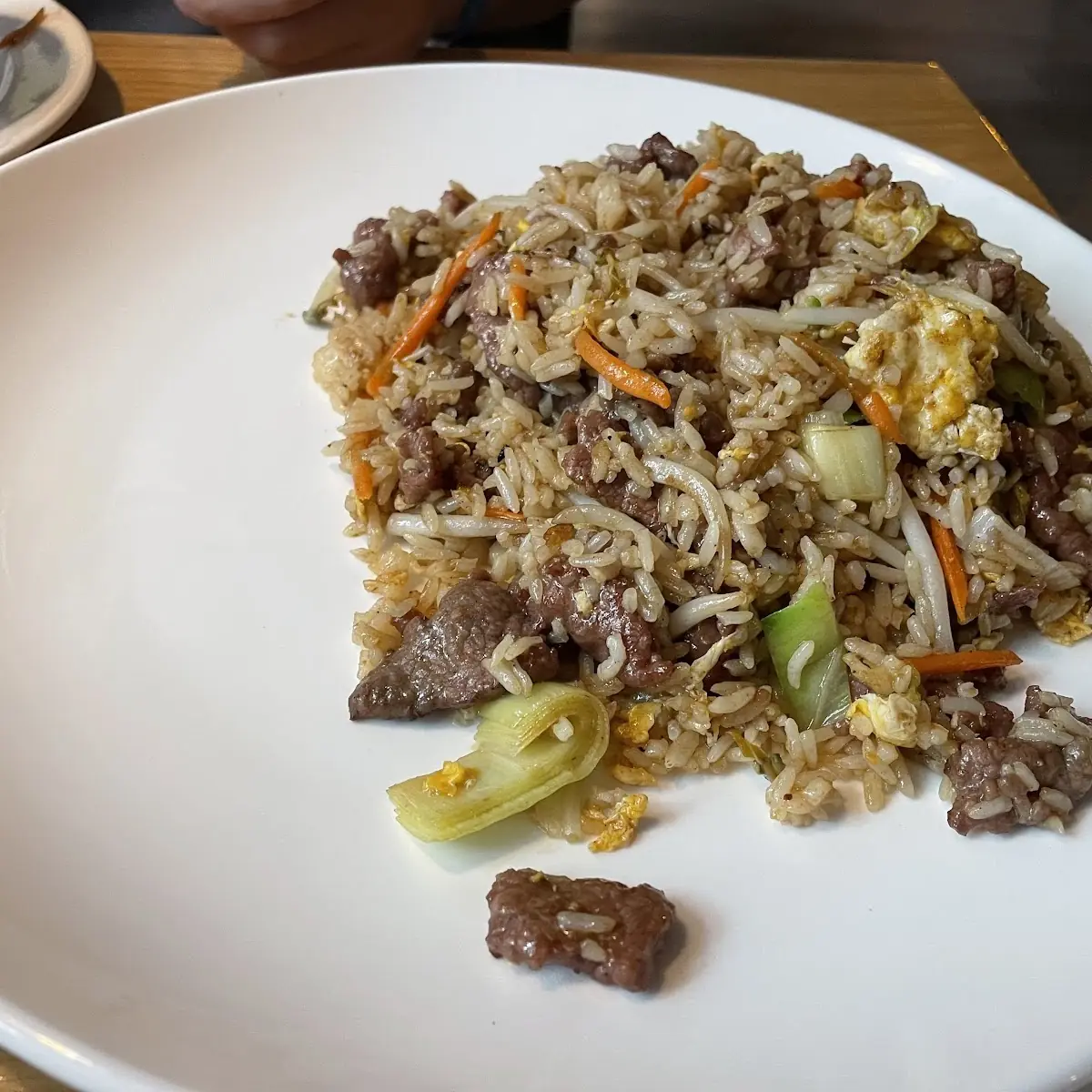 Eierreis Mit Rindfleisch