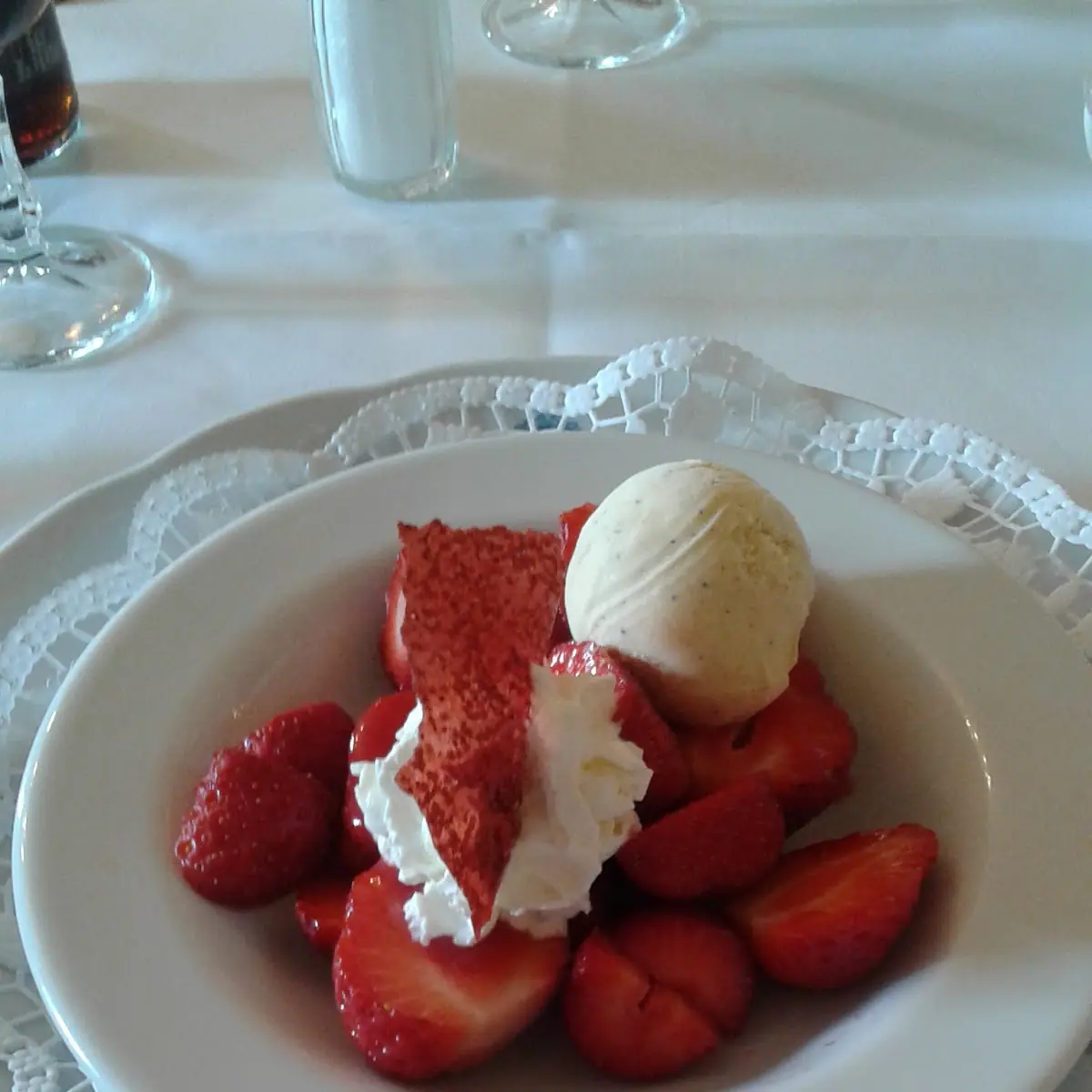 Erdbeeren Mit Vanille Eis