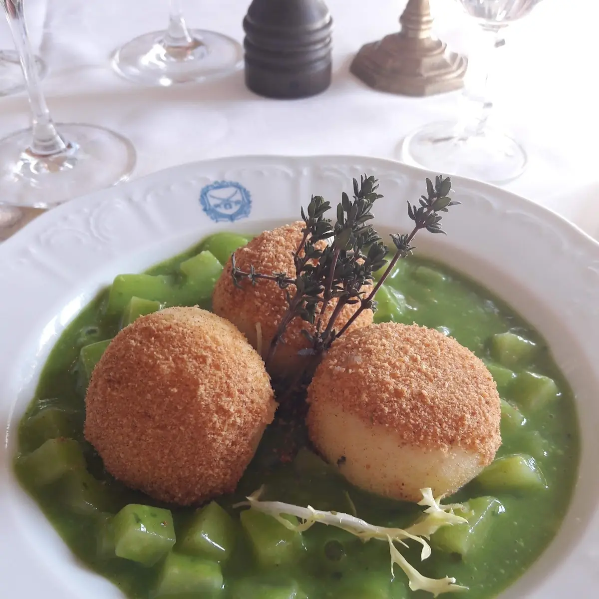 Griessknödel In Kohlrabisosse