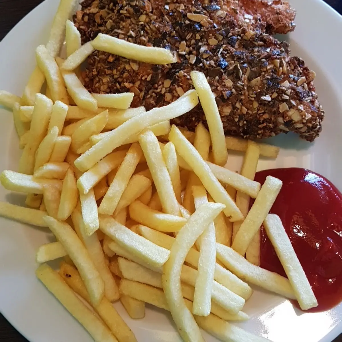 Winter Schnitzel Mit Pommes